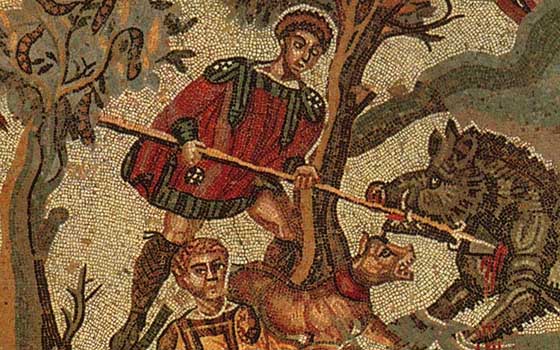 Scene di caccia dei mosaici- tour catania agrigento